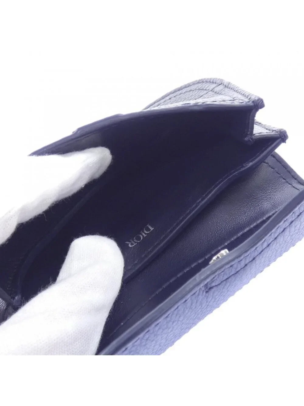 Dior Coin Case Coin Purse Navy